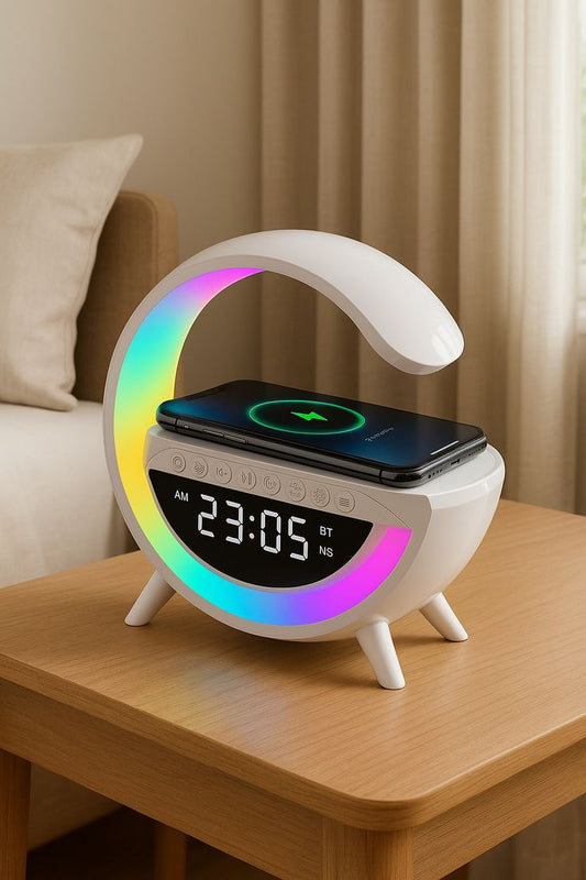 Lampara Parlante Bluetooth Luz Rgb